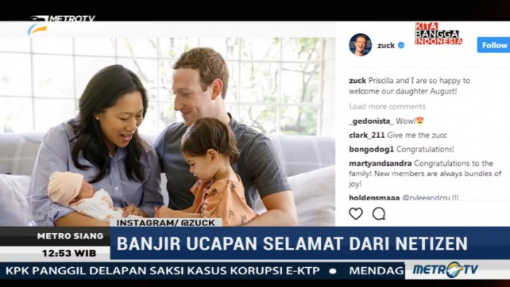 Anggota Baru Keluarga Zuckerberg