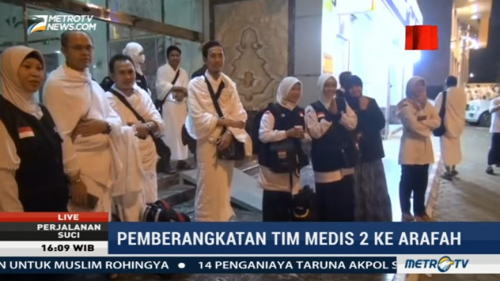 Tim Medis Gelombang Kedua Diberangkatkan ke Arafah