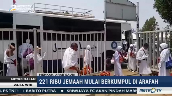 221 Calhaj Indonesia Mulai Berkumpul di Arafah
