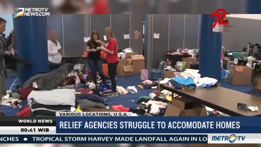 Relief Agencies Struggle to Accommodate People From Flooded Texas Homes