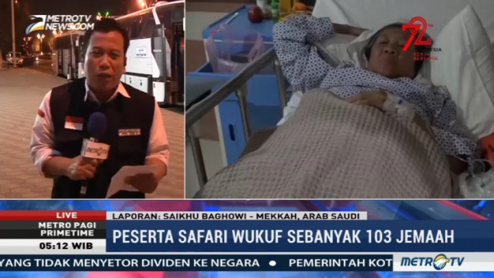 Jumlah Peserta Safari Wukuf Turun Jadi 103 Orang