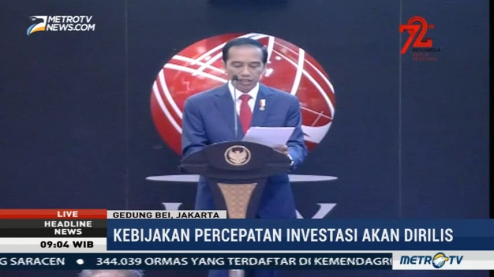Hari Ini, Presiden Keluarkan Perpres Percepatan Investasi