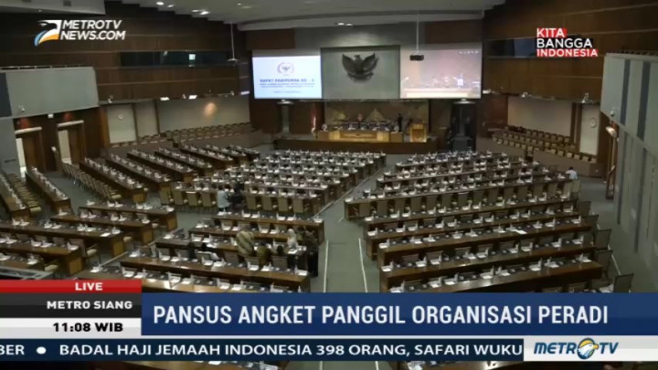 Pansus Angket KPK Panggil Peradi