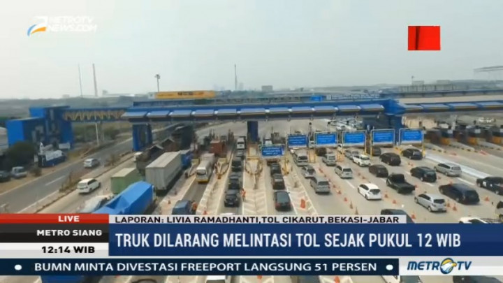 Lalu Lintas di Cikarang Utama Ramai Lancar