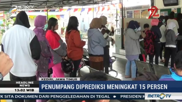 Libur Iduladha, Tiket KA Jarak Jauh di Stasiun Kediri Ludes Terjual