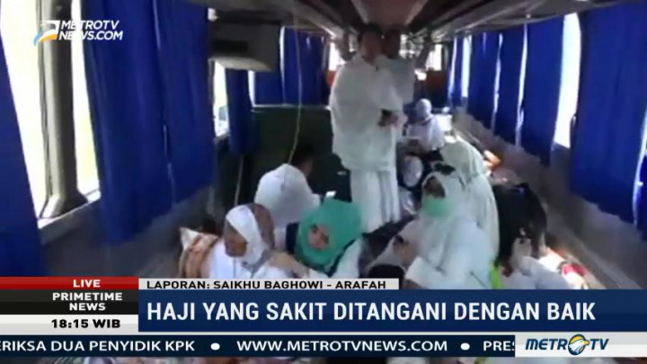 Meski Sakit, 105 Calon Haji Tetap Wukuf di Arafah