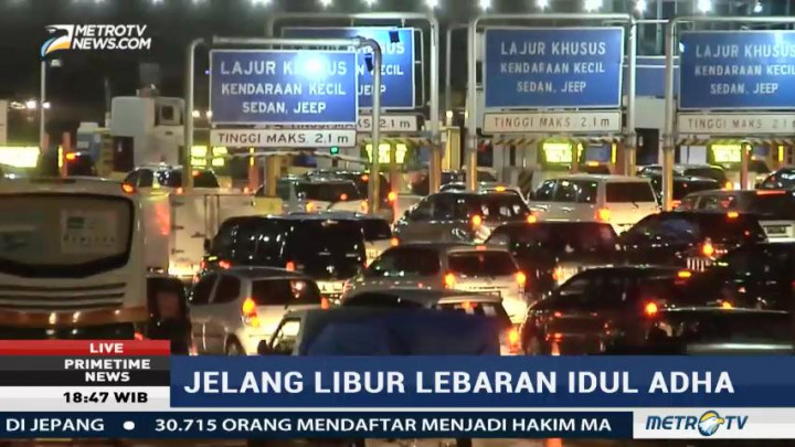 Jelang Iduladha, Tol Cikarang Utama Mulai Padat