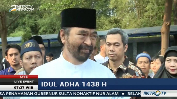 Makna Iduladha bagi Surya Paloh