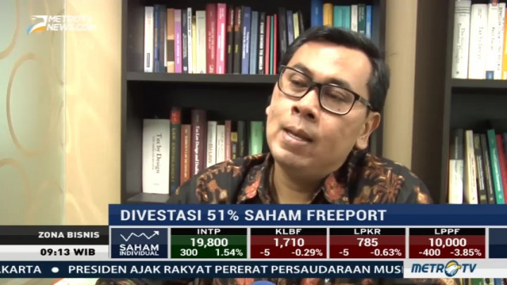 Pemerintah Diminta Hati-hati Terkait Divestasi Saham Freeport