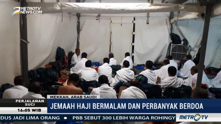 Suasana Mabit di Muzdalifah