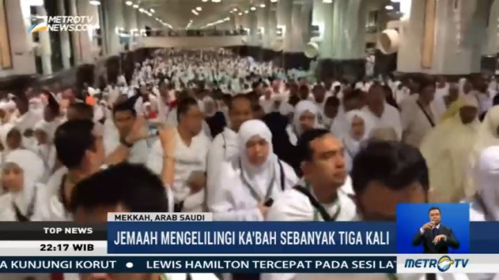 Usai Wukuf, Jemaah Haji Lakukan Tawaf Ifadah