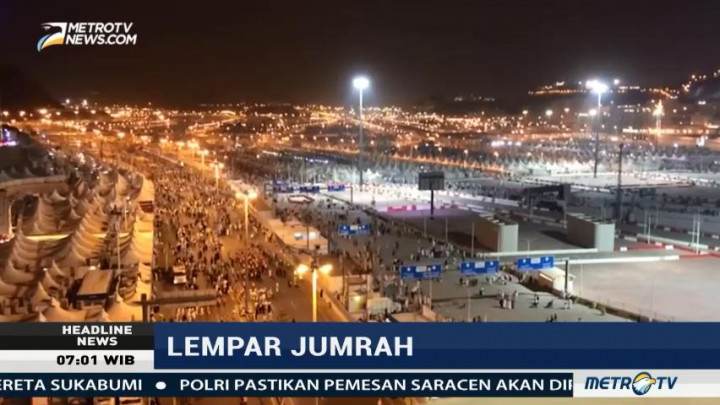 Jutaan Jemaah Haji ke Mina untuk Lempar Jumrah