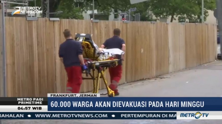 Bom 1,8 Ton Ditemukan di Frankfurt, 60 Ribu Warga Segera Dievakuasi