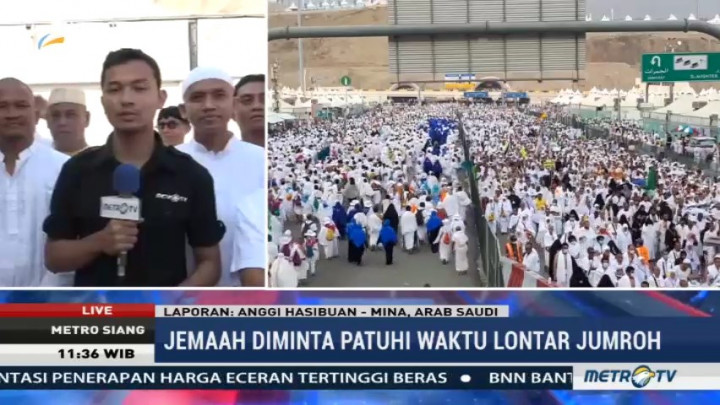 Masih Ada Jemaah Haji Melanggar Jam Larangan Lempar Jumrah