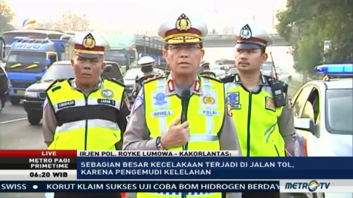 Sebagian Besar Kecelakaan Lalin Saat Libur Iduladha Akibat Kelelahan