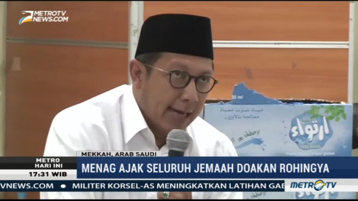 Amirul Hajj Ajak Seluruh Jemaah Haji Doakan Rohingya