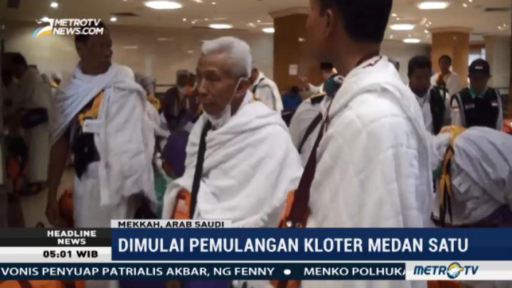 11 Kloter Jemaah Haji Pulang ke Indonesia 6 September
