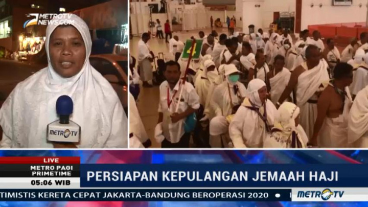 Jelang Kepulangan ke Indonesia, Koper Jemaah Mulai Ditimbang