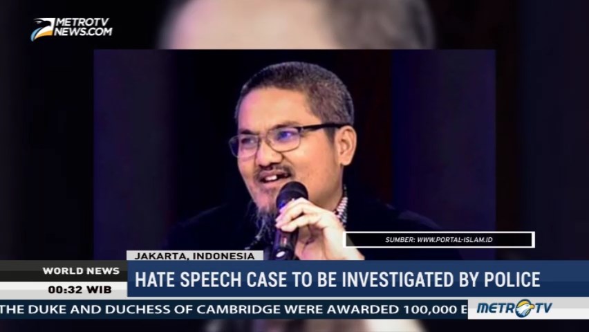 Hate Speech Case to be Investigated by Police