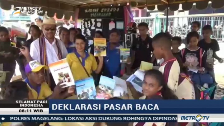Ribuan Warga Hadiri Deklarasi Pasar Baca