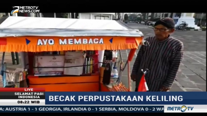 Becak Perpustakaan Keliling (1)
