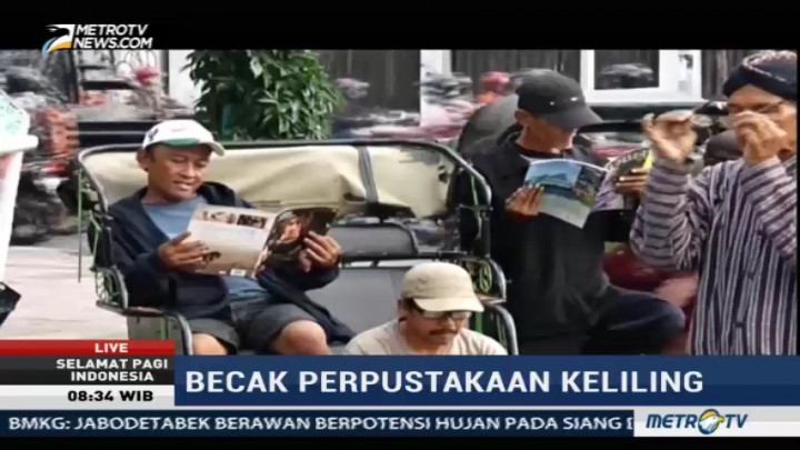 Becak Perpustakaan Keliling (2)