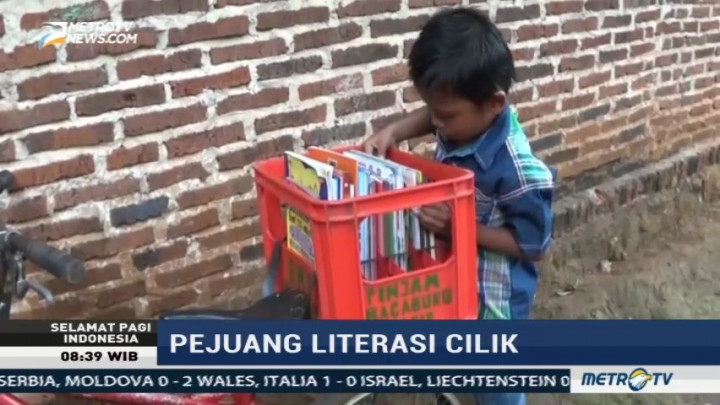 Anak SD Ini Jadi Pejuang Literasi untuk Bertemu Jokowi