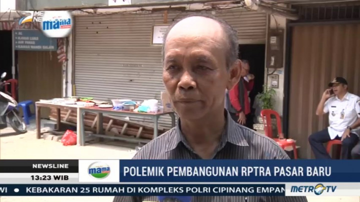 Ini Kata Ketua RW Soal Penolakan Pembangunan RPTRA di Pasar Baru
