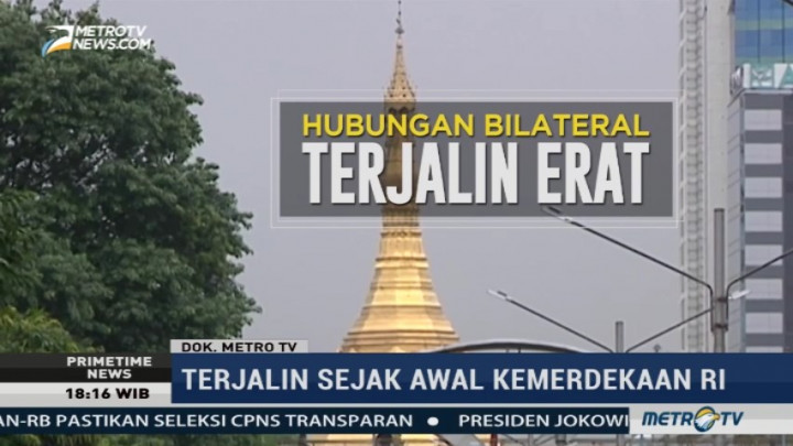 Menengok Hubungan Kenegaraan Indonesia-Myanmar