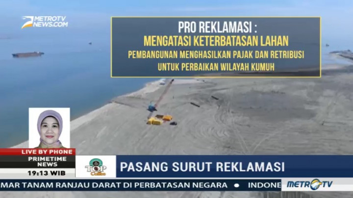 Pencabutan Sanksi Tidak Berkaitan Langsung dengan Kelanjutan Reklamasi