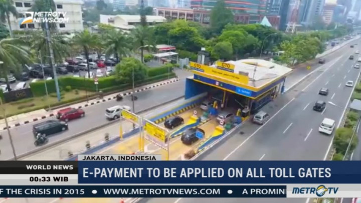 E-Payment to be Applied on All Toll Gates