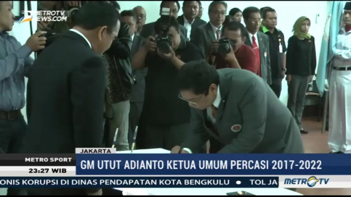 GM Utut Adianto Dilantik Jadi Ketua Umum Baru Percasi