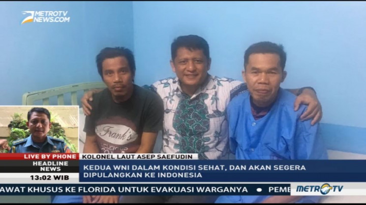 Dua WNI Eks Sandera Abu Sayyaf dalam Kondisi Sehat