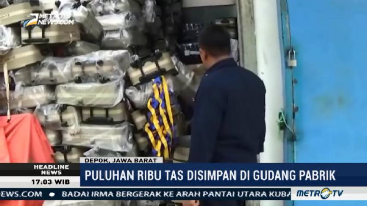Polisi Geledah Gudang Penyimpanan Tas Umrah First Travel