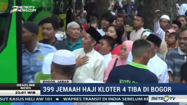 Kepulangan Jemaah Haji di Bogor Diselimuti Haru