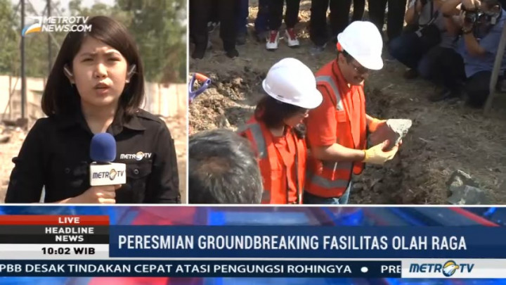 Djarot Lakukan <i> Groundbreaking </i> Fasilitas Olahraga di Stadion BMW