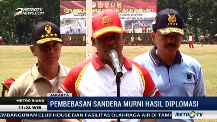 Panglima TNI Jamin Pembebasan Dua Sandera Abu Sayyaf Hasil Diplomasi