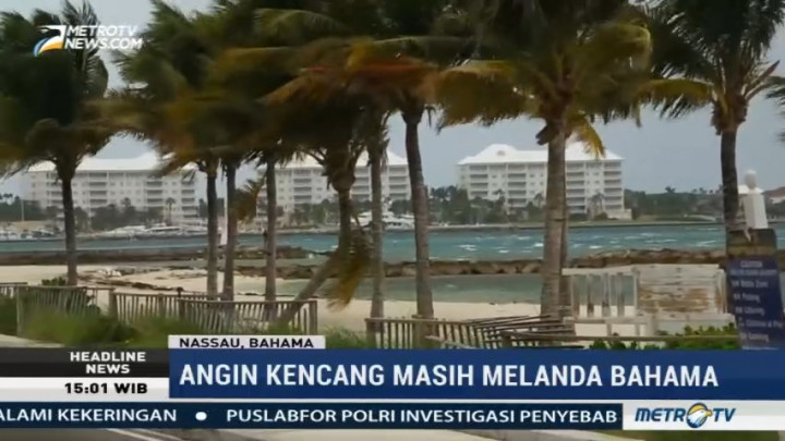 Pascabadai Irma, Angin Kencang Masih Melanda Bahama