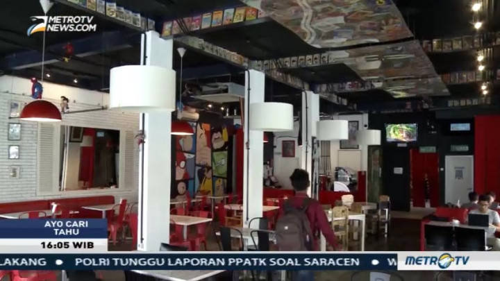 Konsep Unik Comic Cafe