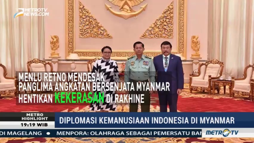 Diplomasi Kemanusiaan Indonesia di Myanmar