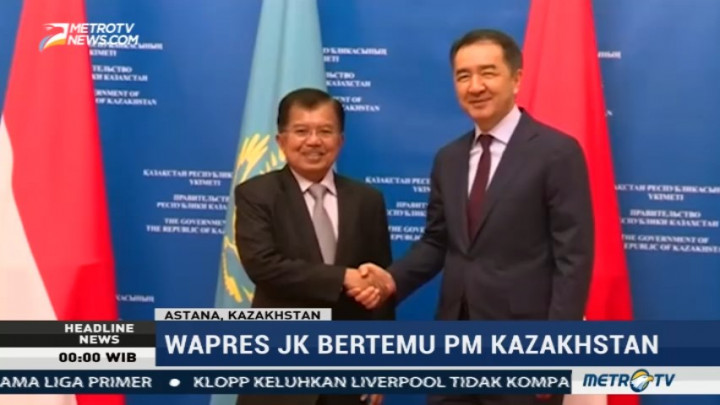 JK Bertemu PM Kazakhstan