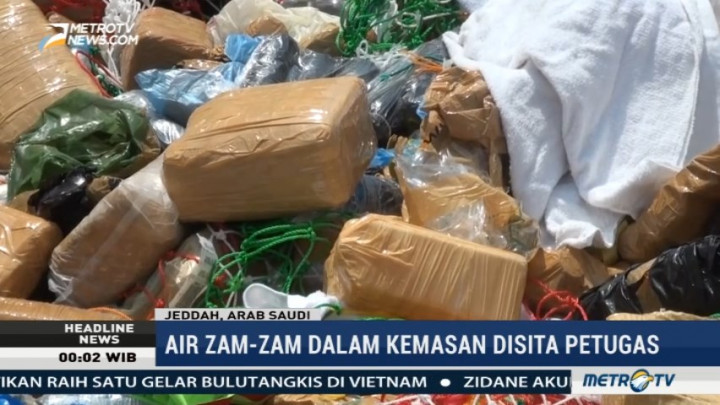 Petugas Bandara King Abdul Aziz Kembali Temukan Air Zamzam dalam Koper