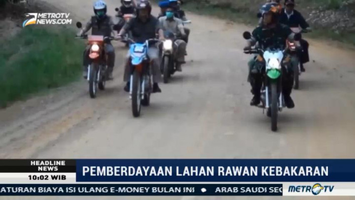 Tim Gabungan Patroli Pantau Titik Rawan Karhutla di Sumsel