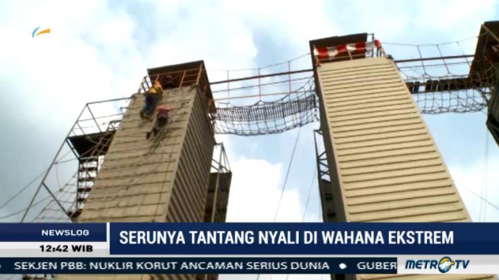 Serunya Tantang Nyali di Wahana Ekstrem (2)