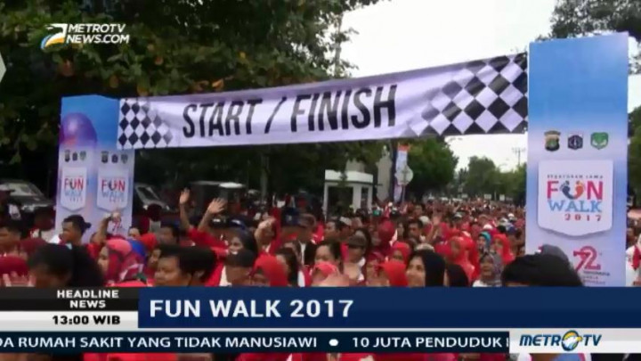 Djarot Buka Kebayoran Lama Fun Walk 2017