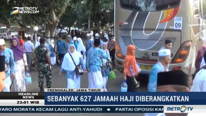 Satu Jemaah Haji di Trenggalek Dievakuasi Karena Kelelahan