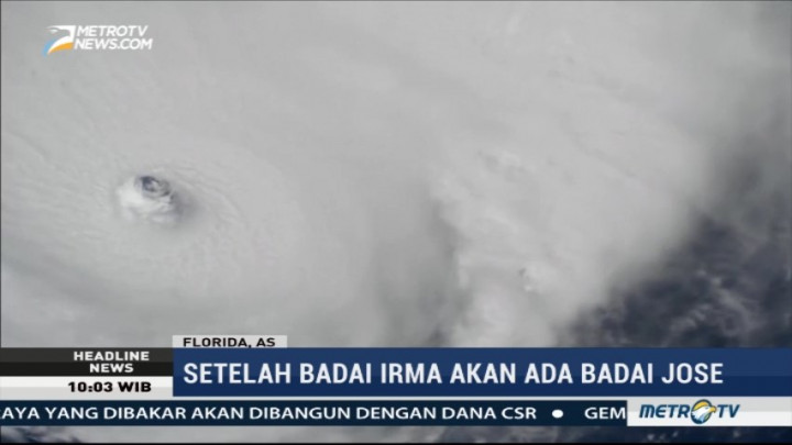 Badai Irma Putus Aliran Listrik di Miami