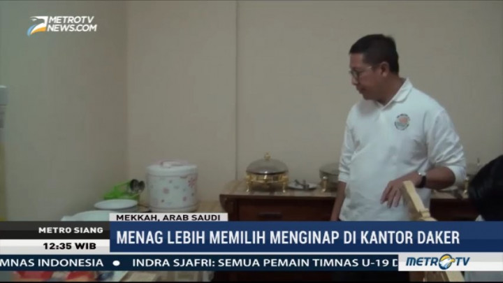 Menag Lukman Pilih Menginap di Kantor Haji Ketimbang Hotel Mewah