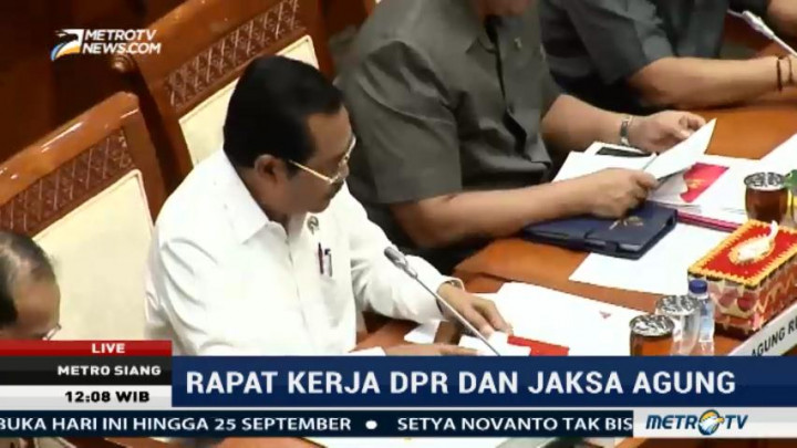 Komisi III-Jaksa Agung Gelar Rapat Kerja Bahas Sinergi Penegak Hukum