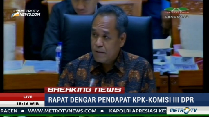 Komisi III Beri Kesempatan KPK Jelaskan Tugas dan Fungsi